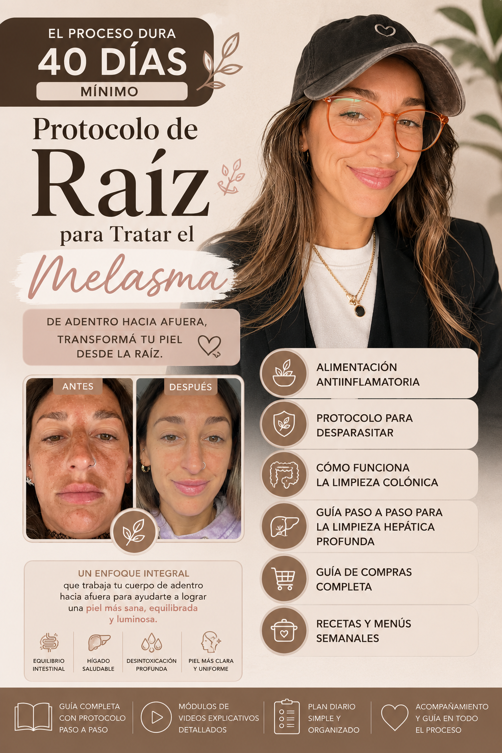 Protocolo de Raiz para Tratar el Melasma